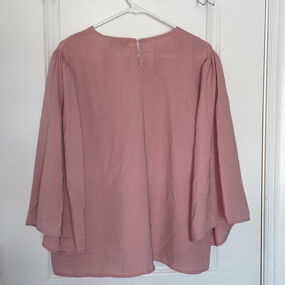 Hayden Mexican Embroidered Top Long Sleeve Boho Peasant Casual Tunics Blouse L - Picture 2 of 5